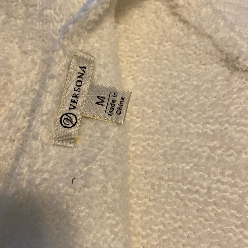Cream color cropped sweater